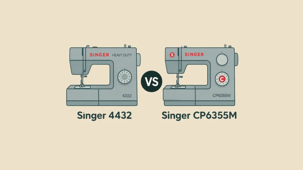 Singer 4432 vs Singer CP6355M
