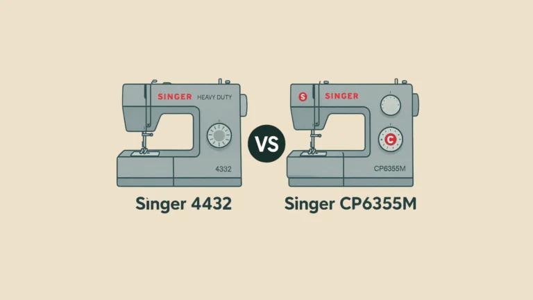 Singer 4432 vs Singer CP6355M